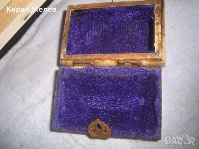 СТАРИННА ТИБЕТСКА КУТИЙКА за БИЖУТА от КАМИЛСКА КОСТ с БРОНЗОВ ОБКОВ и ПЛЮШ РЪЧНА ИЗРАБОТКА 32219, снимка 6 - Антикварни и старинни предмети - 38276290