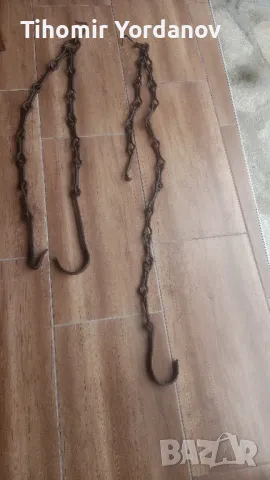 Верига за огнище -2 броя., снимка 17 - Антикварни и старинни предмети - 50276484