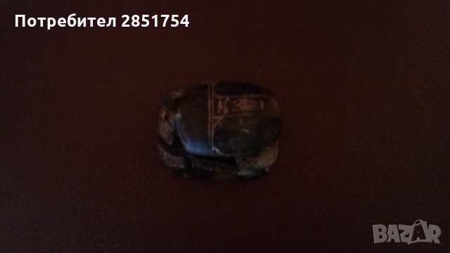 Египетски скарабей от сапунен камък, снимка 10 - Колекции - 31891702