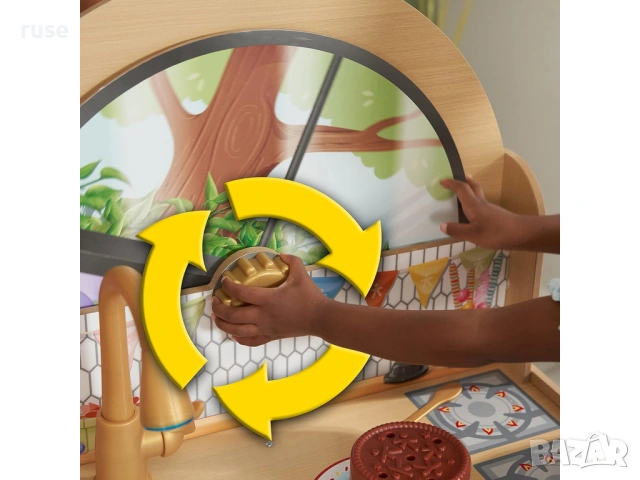 НОВИ! Дървена детска кухня с аксесоари KidKraft, снимка 4 - Играчки за стая - 53967107
