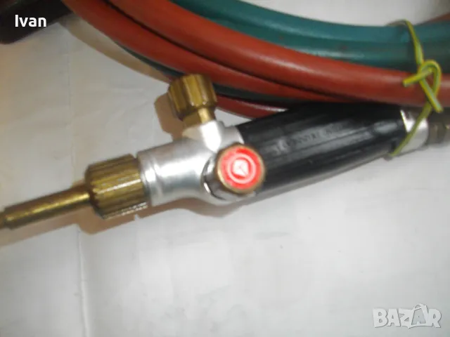 ОКСИЖЕН MESSER GRIESHEIM STARLET 1201 АЦЕТИЛЕНОВА ОКСИЖЕННА ГОРЕЛКА 2Х5м МАРКУЧИ И РЕДУЦИР ВЕНТИЛИ , снимка 18 - Други инструменти - 48090112