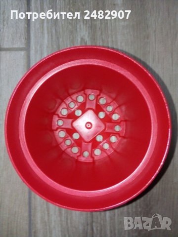 Комплект червени саксии - 5 бр. , снимка 4 - Саксии и кашпи - 44168868