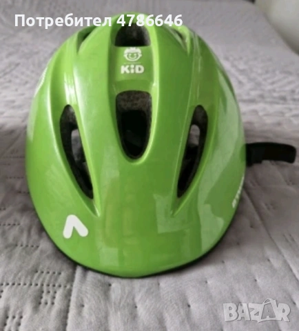 Детска каска зелена 