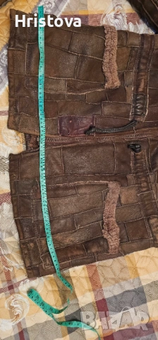 Мъжко палто агнешка кожа, снимка 4 - Палта - 53099664