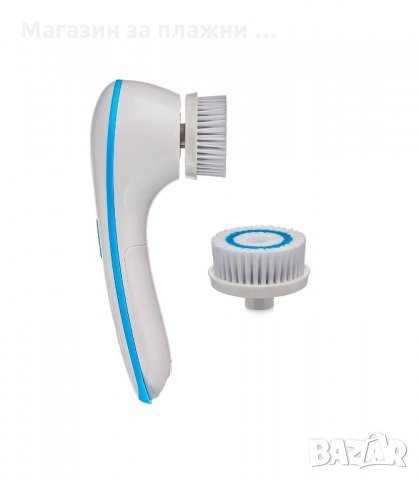 ЧЕТКА ЗА ПОЧИСТВАНЕ И МАСАЖИРАНЕ НА КОЖАТА НА ЛИЦЕТО SPIN SPA FACIAL BRUSH, НА БАТЕРИИ - код 1834, снимка 2 - Масажори - 34241462