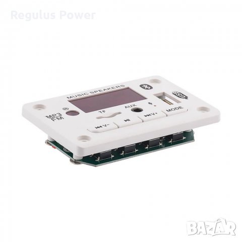 Mp3 плеър аудио модул за вграждане AIYMA 5V/12V Bluetooth 5.0/Sd/USB/Fm/Mic/AUX, снимка 11 - Аудиосистеми - 30149827