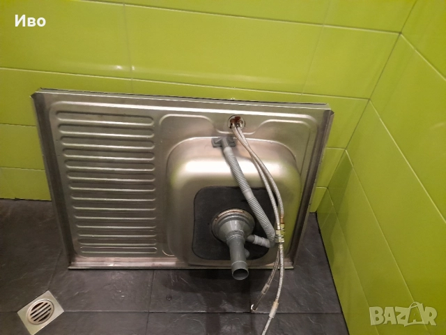 Kухненска мивка “Inter Ceramic”с десен плот и стоящ смесител.Промоция!, снимка 3 - Мивки - 51959561