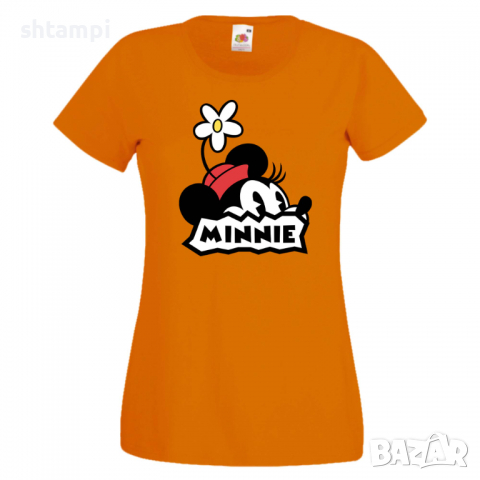Дамска тениска Minnie Подарък,Изненада,Рожден ден,, снимка 7 - Тениски - 36530891