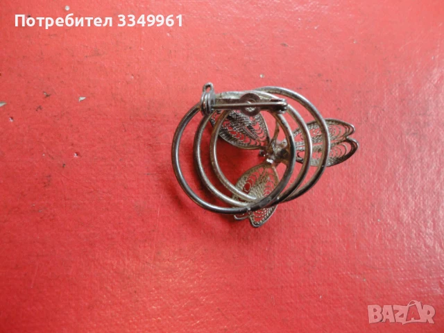 Страхотна брошка филигран , снимка 4 - Други - 51342314