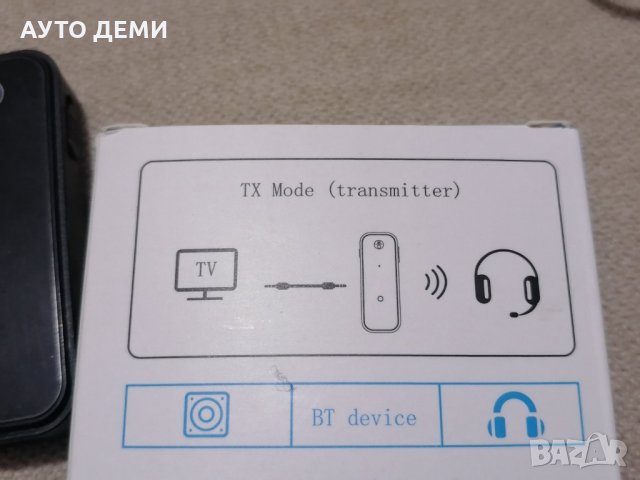 Hi-Fi STEREO 2 в 1 Блутут 5.0 аудио приемник предавател адаптер Bluetooth class 1 CE FC RoHS, снимка 18 - Аксесоари и консумативи - 35504284
