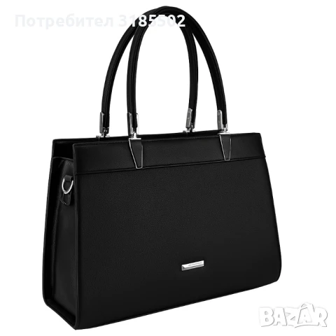 Модерна дамска чанта с двуцветен дизайн, снимка 7 - Чанти - 50879718