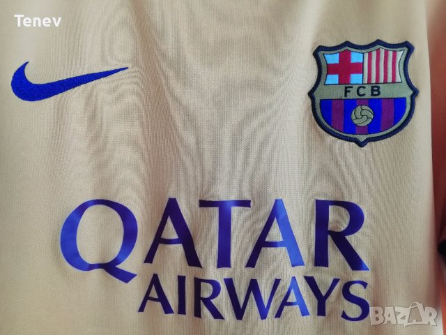 Barcelona Nike оригинална рядка фланелка тениска L Барселона 2015/2016 , снимка 3 - Тениски - 37165916