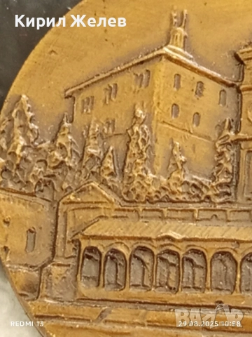 Плакет УДИНЕ ИТАЛИЯ много красив невероятен за КОЛЕКЦИОНЕРИ 25328, снимка 3 - Антикварни и старинни предмети - 51531380