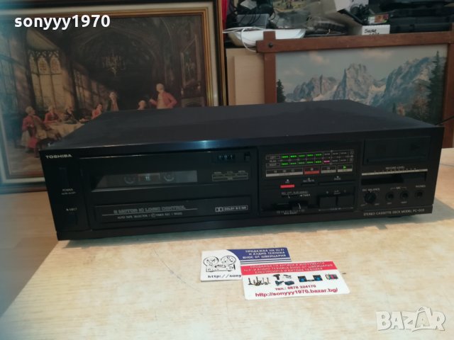 toshiba pc-g33 stereo deck-made in japan-внос germany 1810201233, снимка 1