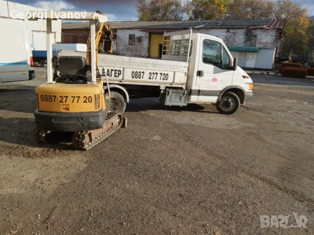 Услуги с малък багер и самосвал 2.5 тона, снимка 5 - Индустриална техника - 48721831