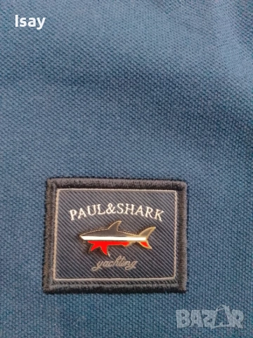 Мъжка тениска Паул Шарк 2ХЛ последен размер в индиго цеят, снимка 2 - Тениски - 54193152