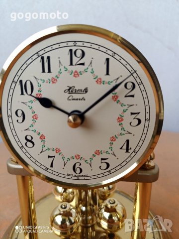 Кварцов Стар кварцов механичен винтидж ретро арт немски часовник, снимка 6 - Антикварни и старинни предмети - 36710164