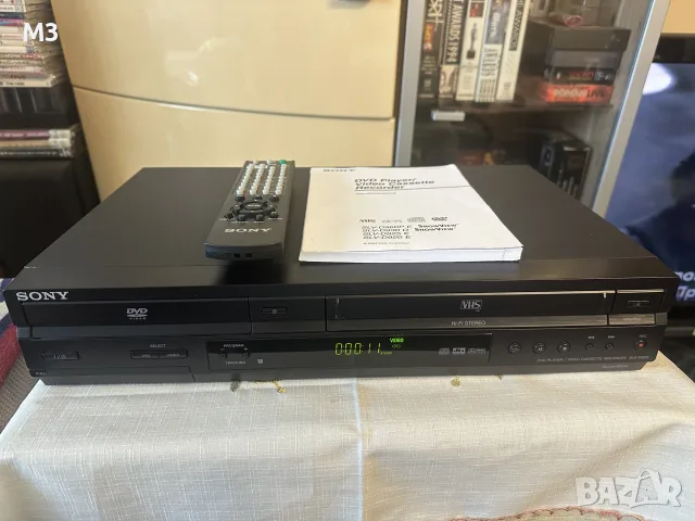 SONY SLV 930 Black. Mega Rare! Видео ДВД Комбо. Като Ново!