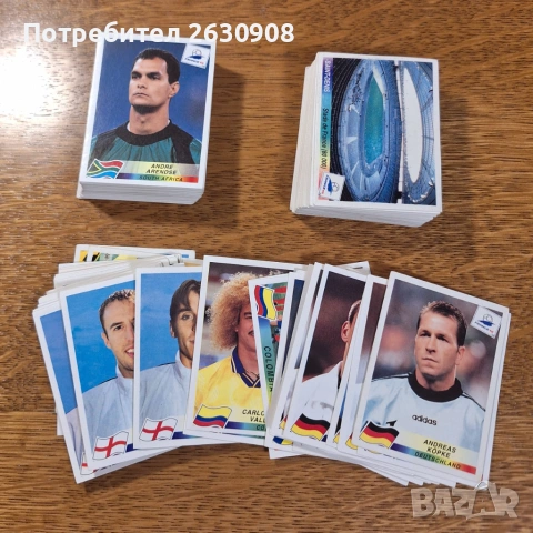 Стикери на Панини Франция 98