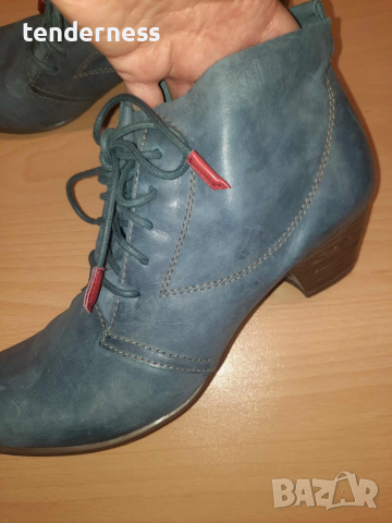 Tamaris, прекрасни боти от естествена кожа, снимка 2 - Дамски боти - 52034253