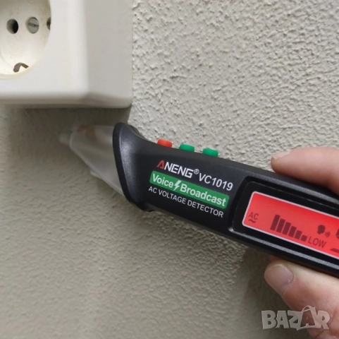 Детектор за напрежение | Откриване на кабели | Безконтактен фазомер, снимка 9 - Други инструменти - 39870831