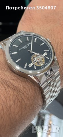 Мъжки часовник Raymond Weil Freelancer 2780-ST-20001 НОВ - 3925.00 лв., снимка 4 - Мъжки - 42697446