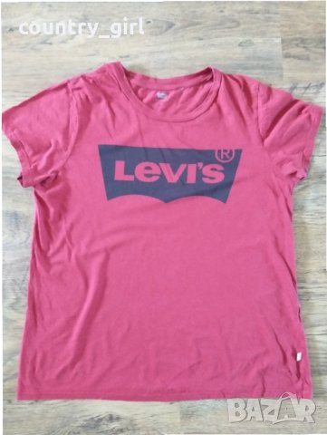 Levi's The Perfect Logo T-Shirt - страхотна дамска тениска, снимка 5 - Тениски - 29658120