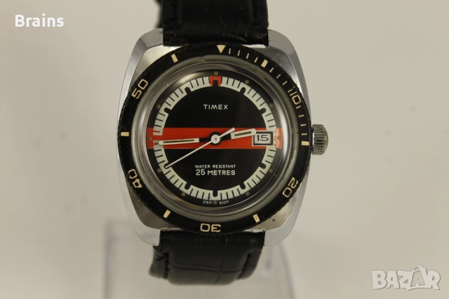 1970's TIMEX Рядък Английски Дайвърски Часовник , снимка 4 - Мъжки - 51606946