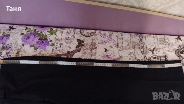 Продавам дамски черен панталон размер L, снимка 5 - Панталони - 52053296