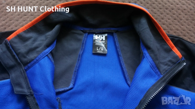 HELLY HANSEN 72049 Chelsea Windproof Fleece Jacket размер L работна горница вятърно устойчива W4-229, снимка 15 - Якета - 52026484