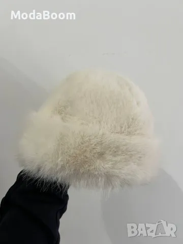 Дамски зимни шапки Различни цветове , снимка 4 - Шапки - 48678583