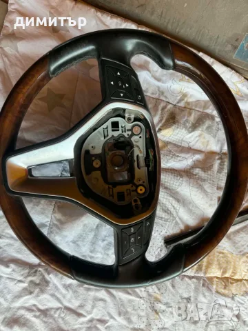 трилъчев махагонов волан за mercedes clw w218 w212 w204  e320 c350, снимка 3 - Части - 55878384