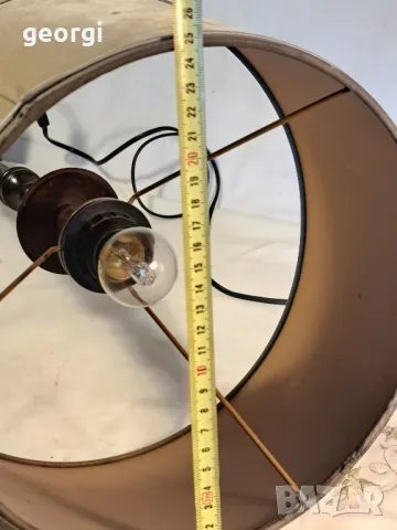 лампа с бронзов пиедестал 23/6, снимка 17 - Настолни лампи - 49663415