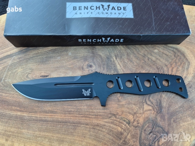 Фиксиран нож Benchmade Adamas с тактическа кания 375BK, снимка 5 - Ножове - 52117315