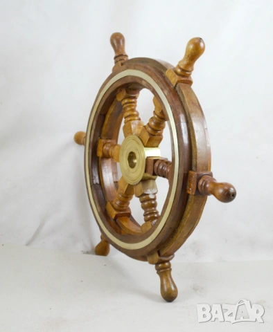 407 Корабен рул с месингов ринг., снимка 3 - Колекции - 54246365