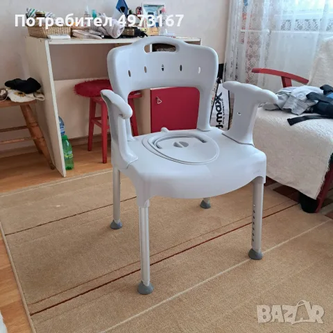 Шведски тоалетен стол за възрастни, лек и удобен
