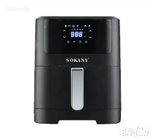 Фритюрник с горещ въздух Sokany SK-ZG-8043, 8л., 2000W, снимка 10 - Мултикукъри - 56158186