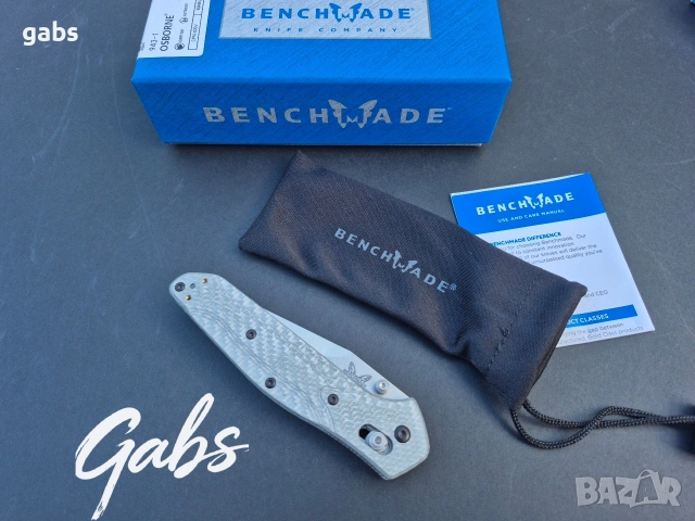 Сгъваем нож Benchmade OSBORNE 943-1, снимка 9 - Ножове - 54351246