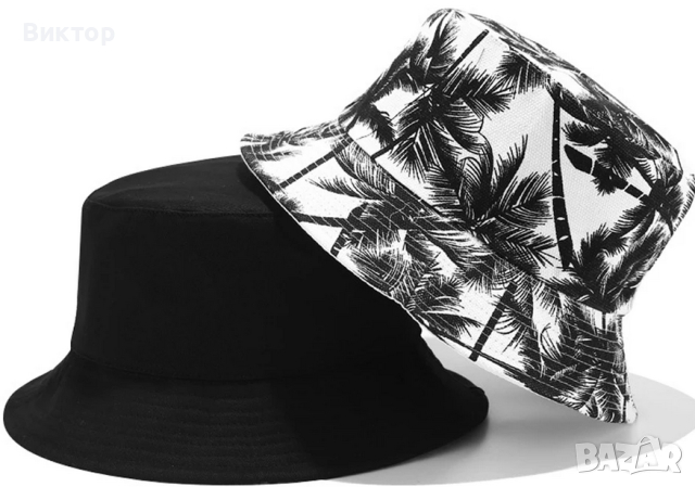 Двустранна двойна шапка идиотка рибарска мъжка женска, снимка 7 - Шапки - 44621615