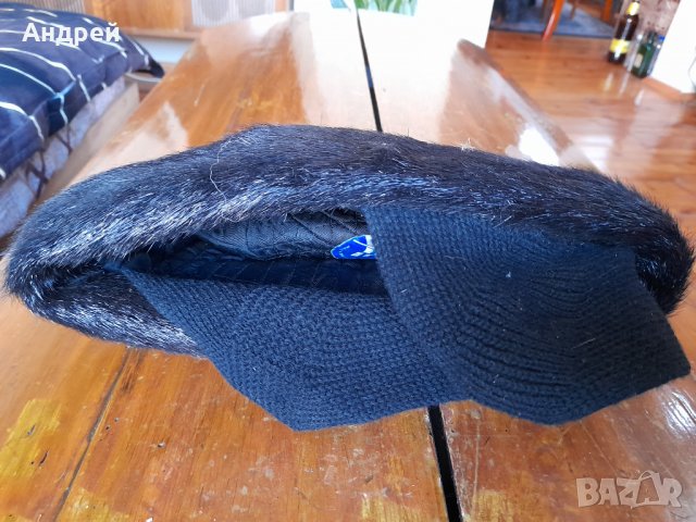 Стара кожена шапка #2, снимка 7 - Антикварни и старинни предмети - 38161331