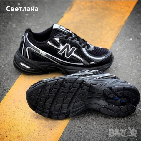 New Balance 530 Black/Silver  36 37 38 39 40 