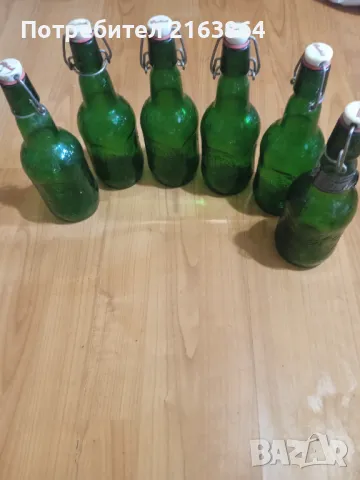 бутилки от бира  с тапа с клипс, снимка 1