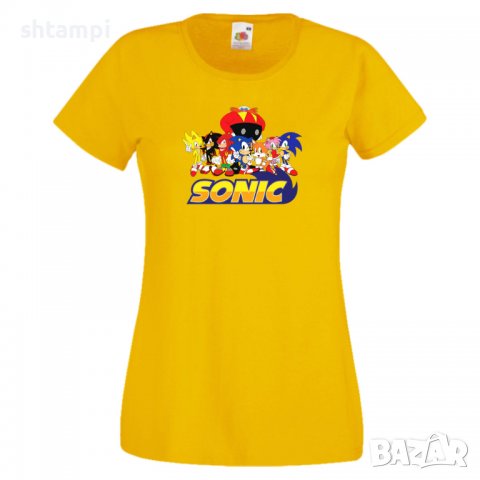 Дамска тениска Sonik and friends 002 Игра,Изненада,Подарък,Празник,Повод преглед редакция архивирай, снимка 12 - Тениски - 37246630