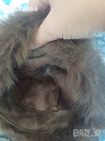 Кожена шапка с ушички., снимка 3 - Шапки - 52049149