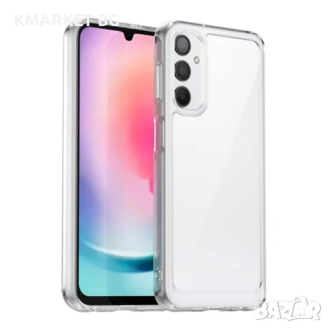 Samsung Galaxy A24 4G Силиконов Калъф Transparent TPU и Протектор, снимка 6 - Калъфи, кейсове - 48536209