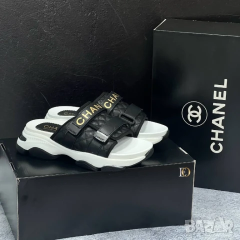 чехли на платформа chanel , снимка 2 - Чехли - 50999987