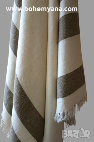 Ленени кърпи – комплект Лешник, снимка 5 - Хавлиени кърпи - 47358972