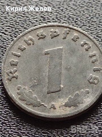 Две монети 1 райхспфенинг 1940г. Трети райх с СХВАСТИКА редки за КОЛЕКЦИЯ 3682, снимка 10 - Нумизматика и бонистика - 40637877