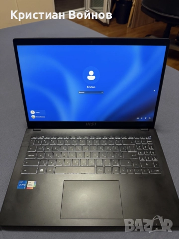 MSI лаптоп Intel Core i5 11th Gen / 16GB RAM / 512GB SSD / Iris Xe