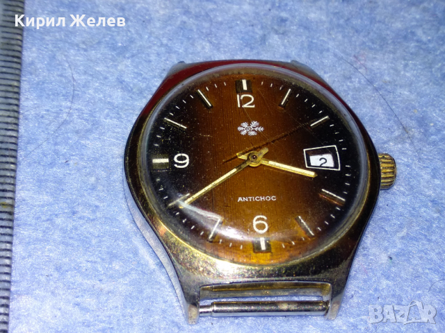 СТАР КРАСИВ РЯДЪК КОЛЕКЦИОНЕРСКИ ПОЗЛАТЕН НЕМСКИ МЕХАНИЧЕН ЧАСОВНИК ФУНКЦИОНИРАЩ 43931, снимка 9 - Антикварни и старинни предмети - 44771116